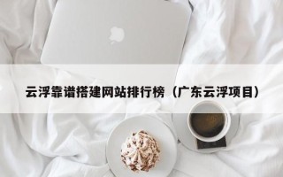 新野云浮靠谱搭建网站排行榜（广东云浮项目）