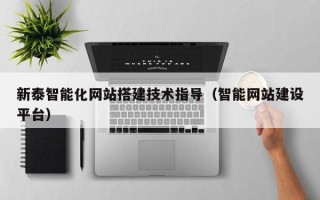 新野新泰智能化网站搭建技术指导（智能网站建设平台）
